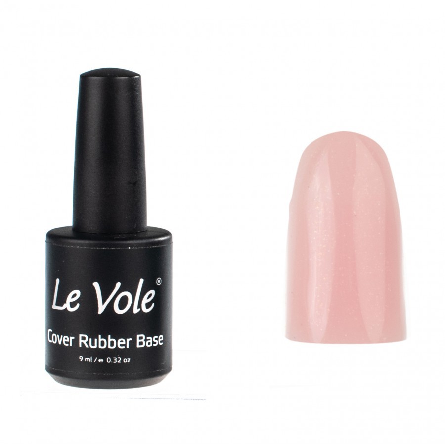 Cover Rubber base Peachpuff Shimmer (9 ml)
